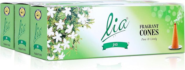 Cycle Pure Lia Jas Duftende Räucherkegel, 192 Stück, Unisex, beige - Bild 1