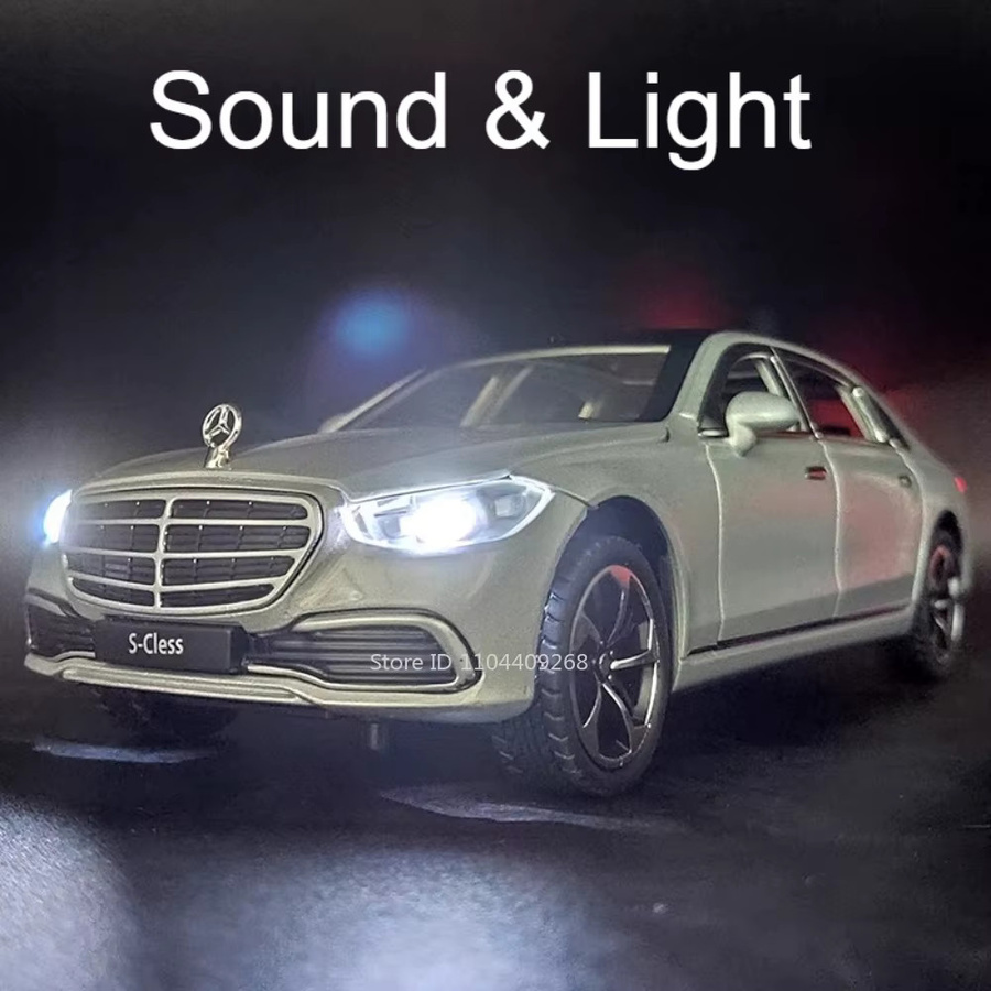 MAKEDA S400L GLE350 Auto, Modellfahrzeug, Maßstab 1:24, Metall, Licht und Sound, ab 6 Jahren - Bild 3