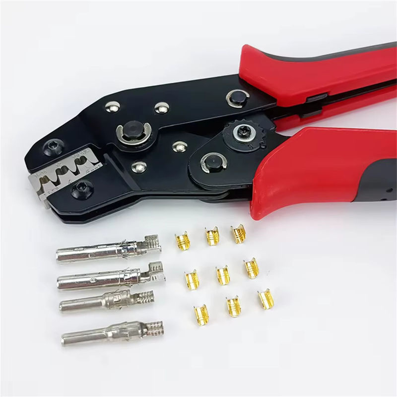 Bomurphy Crimpzange mit Ratsche für Anschlussklemmen, elektrisches Crimpwerkzeug für 16–10 AWG - Bild 5