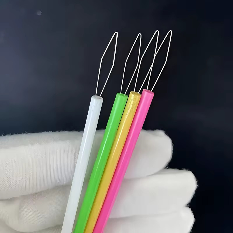 4-teiliges Set farbige Kunststoff-Einfädelwerkzeuge für DIY-Nähzubehör in Multicolour - Bild 2