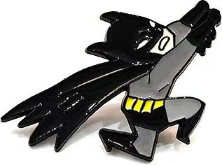 Warner Bros. Batman, Brosche, Metall, 6-teiliges Set - Bild 1