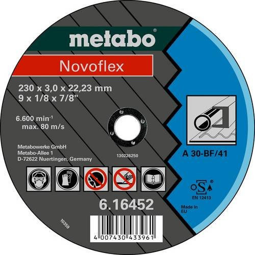 Metabo Trennscheibe gerade für Metall, Durchmesser: 115 mm, 25 Stück, Multicolor - Bild 1