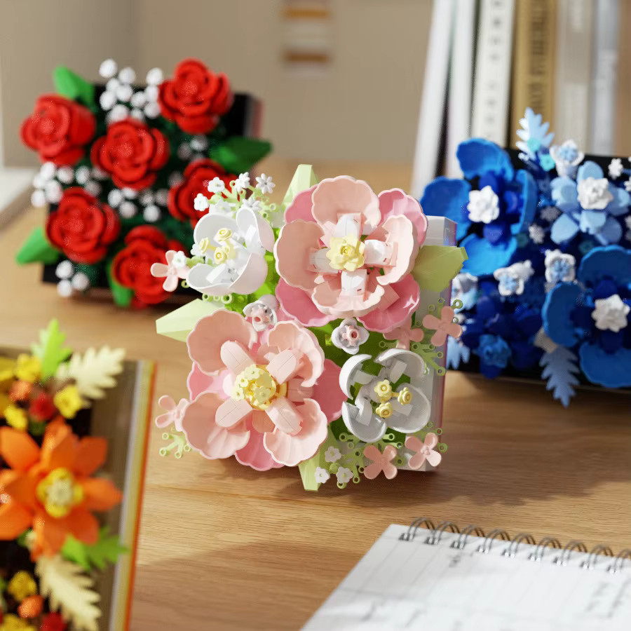 Kmoist Blume Display Rack, Micro Baustein, Sukkulenten, 3D Modell - Bild 3