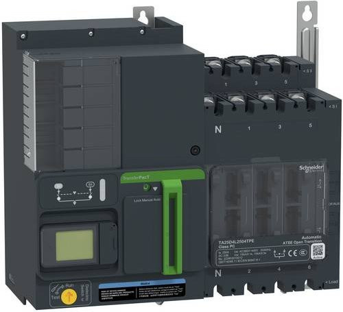 Schneider Electric TA25D4L2004TPE Netzumschaltsteuergerät in Grau - Bild 1