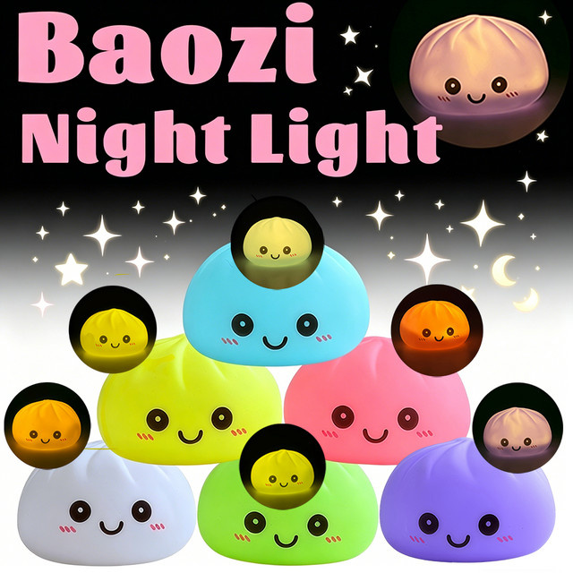 Bandai Baozi Nachtlicht Simulations-Dampfbrötchen in Multicolor - Bild 1