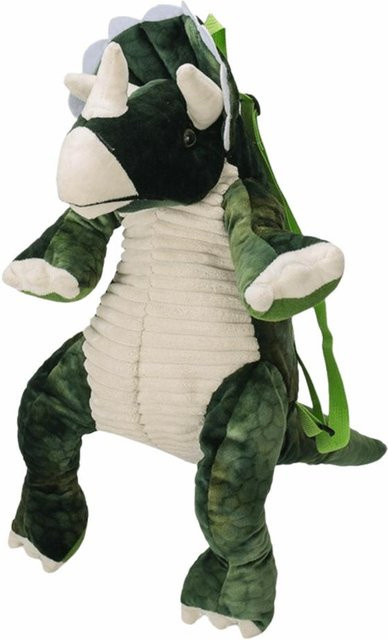 Linyi toy Dinosaurier Rucksack, Plüsch-Dinosaurier-Puppe, Grün, Bunt / Mehrfarbig - Bild 1