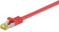 goobay RJ-45 Patchkabel Cat 6a S/FTP PIMF Ethernet LAN Kabel Rot, Länge: 2,0 m - Bild 1