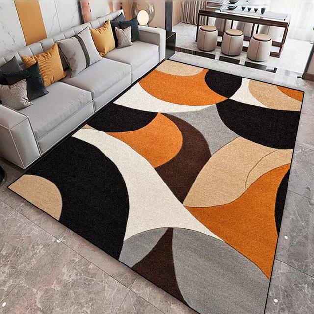 Moderner geometrischer Teppich von Wucifang Jewelry, weich und rutschfest, mehrfarbig, B/T: 200 x 300 cm - Bild 1