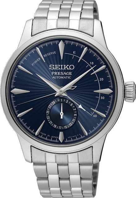 Seiko Armbanduhr Automatik, Edelstahl, Blau, 41 mm, Herren - Bild 1