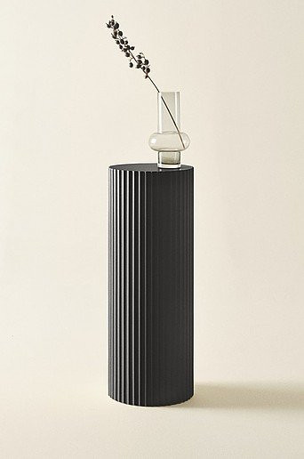 Jotex Beistelltisch LUNDEN rund in Schwarz, Durchmesser: 30 cm, Höhe: 80 cm - Bild 1