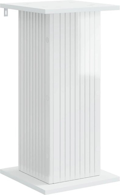 vidaXL Pflanzenständer modern in Hochglanz Weiß, B/T/H: 30,5 x 30,0 x 60,5 cm - Bild 1