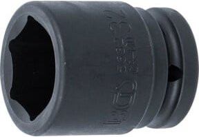 BGS Kraft-Steckschlüssel-Einsatz Sechskant 5632 aus Chrom-Molybdänstahl mit 3/4 Zoll Antrieb und 32 mm Schlüsselweite - Bild 1