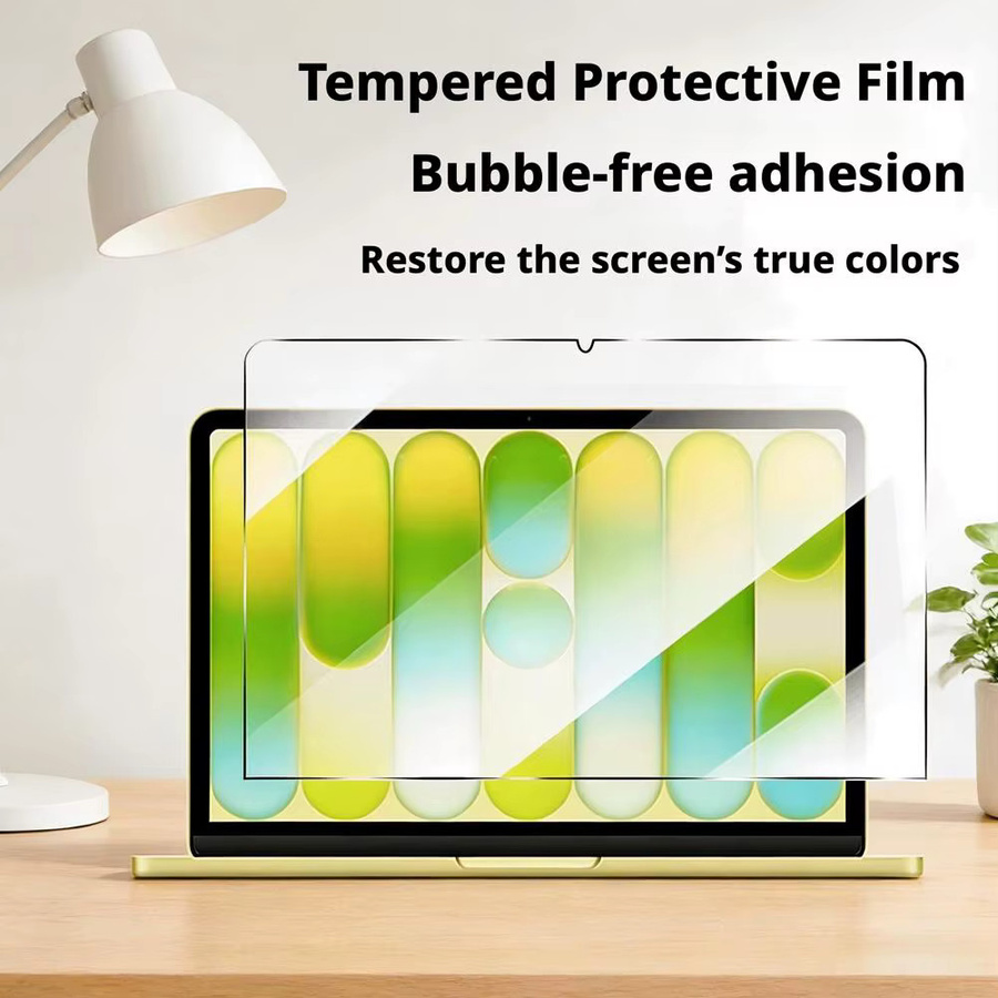Apple Macbook Neo 2026 Displayschutzfolie aus gehärtetem Glas, 13 Zoll, transparent - Bild 5
