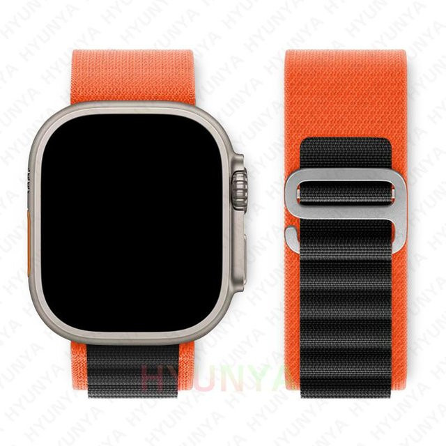 MY-CASE Uhrenarmband Edelstahl, Alpines Armband, rot, Unisex - Bild 1