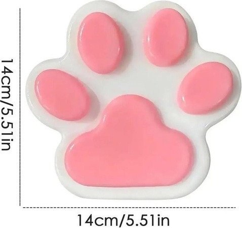 Yiran bag Große Katzenpfote Squeeze Toy Weiches Klebriges Silikon PVC Stressabbau Dekompression Kneifspielzeug