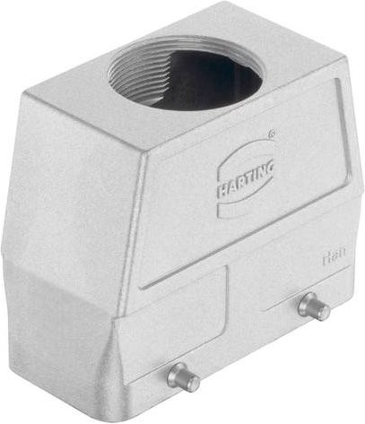 HARTING Tüllengehäuse 19 62 816 0428 in Silber aus Aluminium - Bild 1