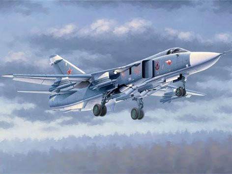 Trumpeter Su-24M Fencer-D, Fahrzeug, 1:48, Grau - Bild 1