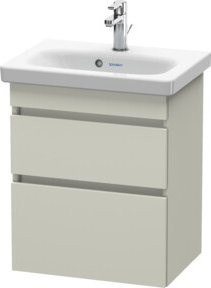 Duravit Waschtischunterschrank Com DuraStyle in Tau, wandhängend, mit 2 Schubladen, B: 50 cm, T: 36,8 cm, H: 61 cm - Bild 1