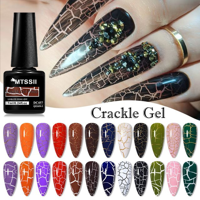 Mtssii Crackle Polish Nail Gel Lack, 7 ml - Bild 1