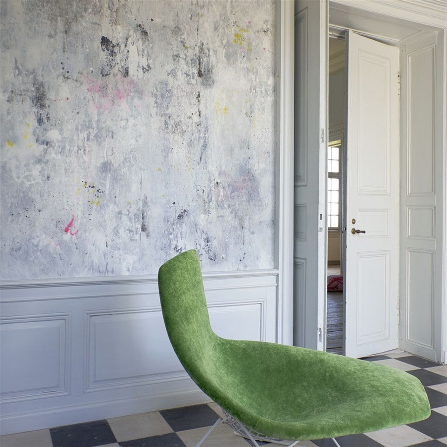 Designers Guild Mural Corneille Vliestapete in Fuchsia und Violett - Bild 1