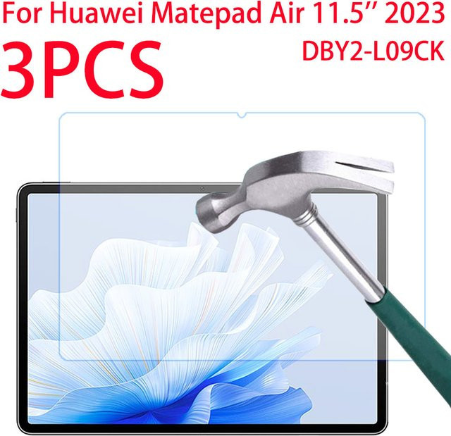 3er-Pack Panzerglas Displayschutzfolie für Huawei MatePad Air 11,5 Zoll, transparent - Bild 1