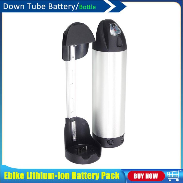 Consper AM 001907 E-Bike Akku mit abnehmbarem Lithium-Ionen-Pack in Silber - Bild 1