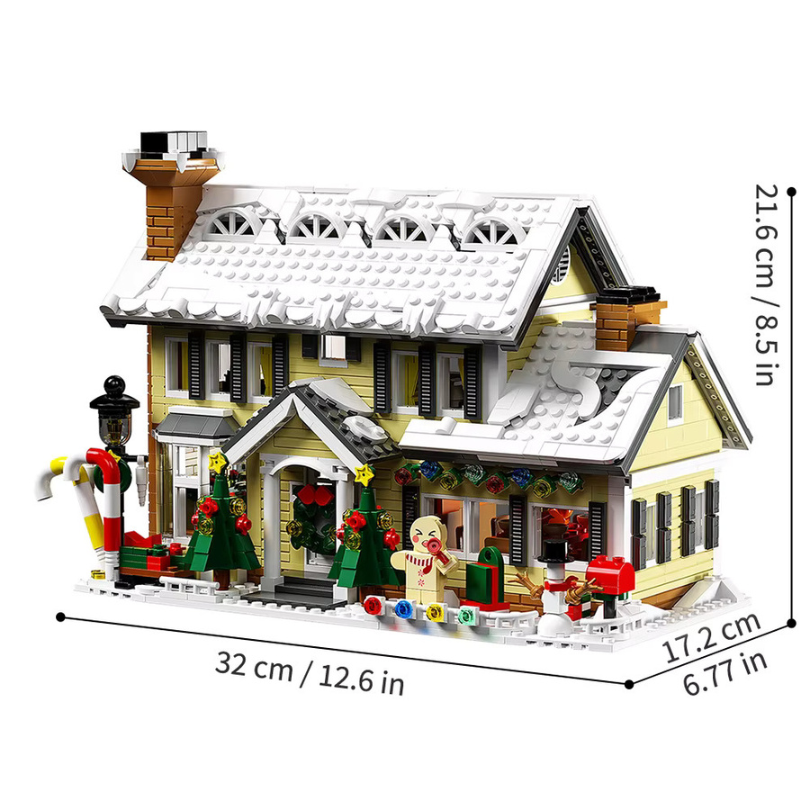 Weihnachts-Feiertagshaus-Bauset, Weihnachtshaus - Bild 2