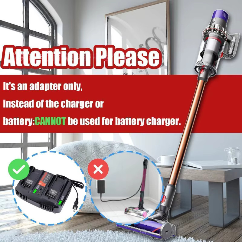 Bosch Batterieadapter für 18V Li-Ionen-Akkus zur Nutzung mit Dyson V10 Staubsaugern - Bild 4