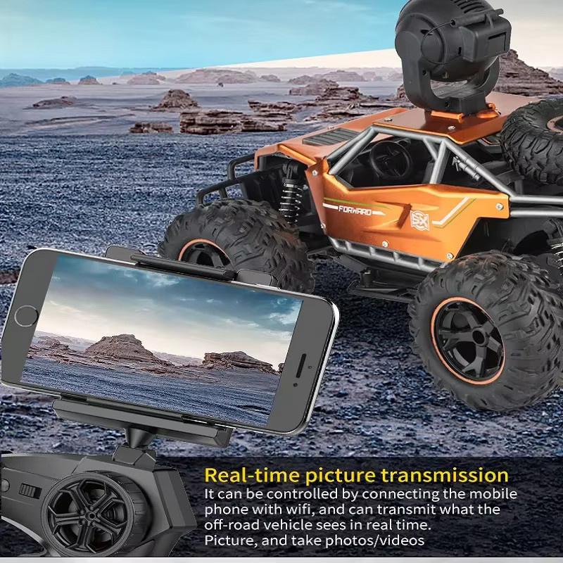 CONUSEA Rc Auto, 1:14, mit Kamera, Wifi Fpv, Orange - Bild 2