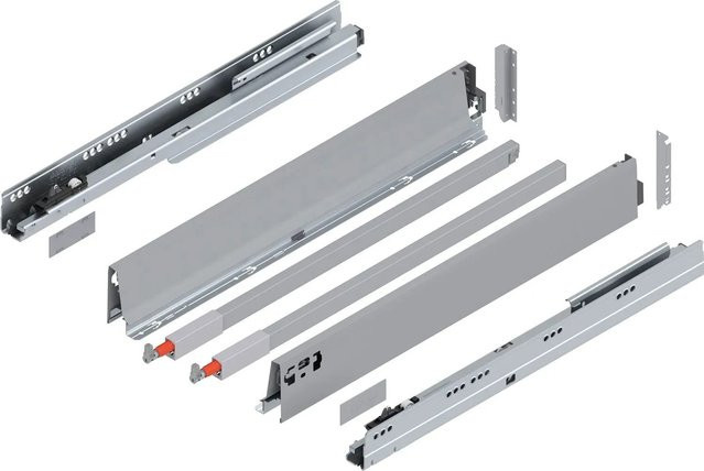 Blum D-Reling Tandembox antaro Vollauszug Blumotion Grau 600 mm 1 Paar - Bild 1