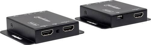 Manhattan 207461 HDMI und LAN Extender über RJ45 Netzwerkkabel in Schwarz mit 50m Reichweite - Bild 1