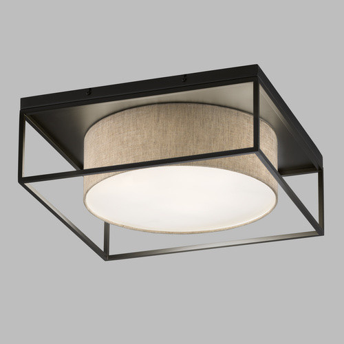 Fischer & Honsel Deckenleuchte Carre aus Metall in Schwarz mit E14 Fassung - Bild 3
