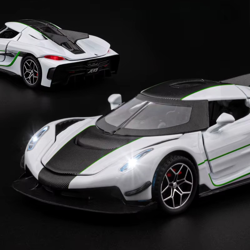MINI AUTO Jesko Absolut Supercar, Automodell, 1:32, Metall, mit Licht und Sound - Bild 3