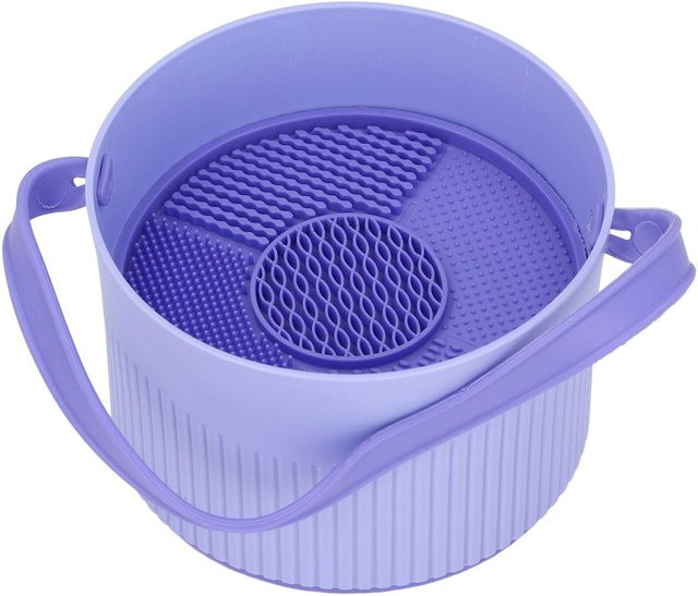 GoolRC Make-up Pinsel Reinigungsschüssel, Kosmetikpinselhalter, Blue - Bild 1