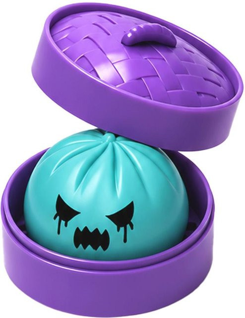 Halloween Lila Gedämpfte Brötchen Kneten, Weichgummi, Stressabbau Spielzeug - Bild 1