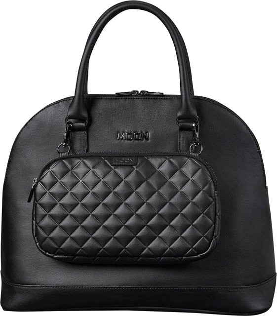Moon Wickeltasche Fashion Schuldtasche aus Textil in Schwarz B/H/T: 38 x 30 x 14 cm - Bild 1