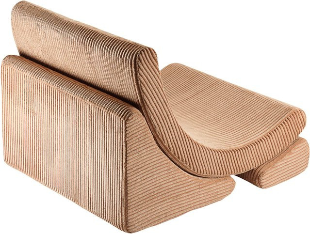 Wigiwama Kindersessel Moon in Beige und Braun - Bild 1