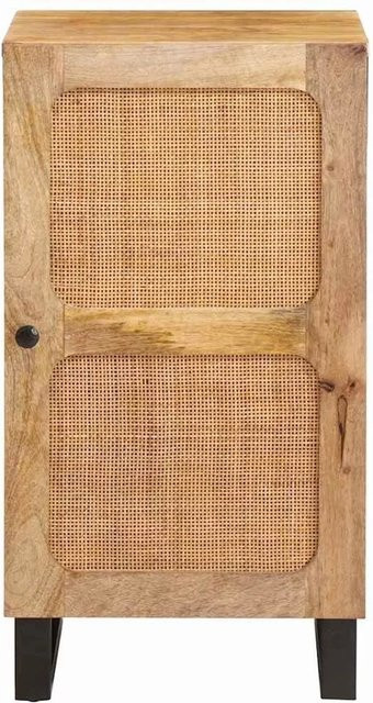 vidaXL Sideboard aus Massivholz Mango in Braun mit Speicher, B/T/H: 40 x 33 x 75 cm - Bild 1
