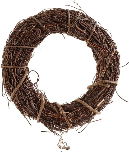 Othmar Decorations Rebenkranz in Natur Braun für Herbst und Adventszeit - Bild 1