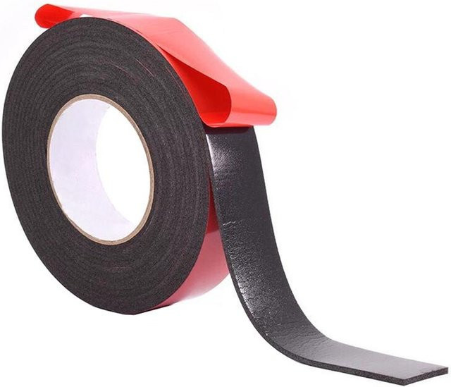 Yiran Doppelseitiges Schaumstoff-Klebeband hochtemperaturbeständig und wasserdicht, Breite: 10 mm, Länge: 10 m, Stärke: 1 mm - Bild 1