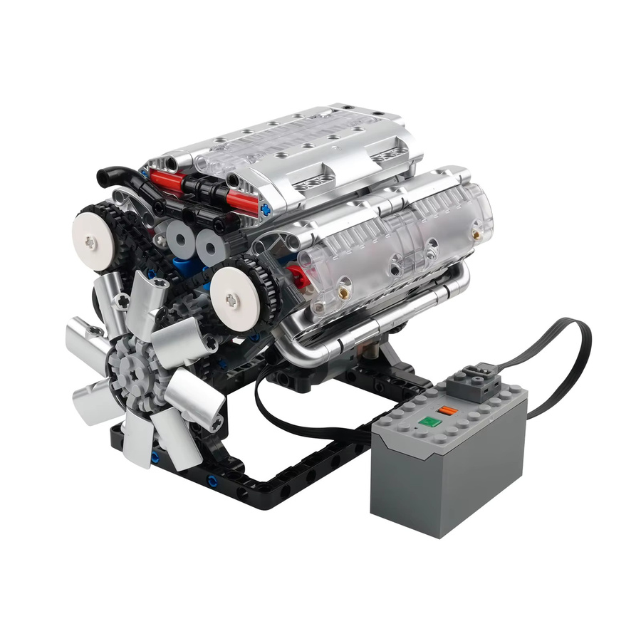 wishiot V8 Motor Bausteine Sets, Modell Kit, 535 Teile, ab 14 Jahren - Bild 2