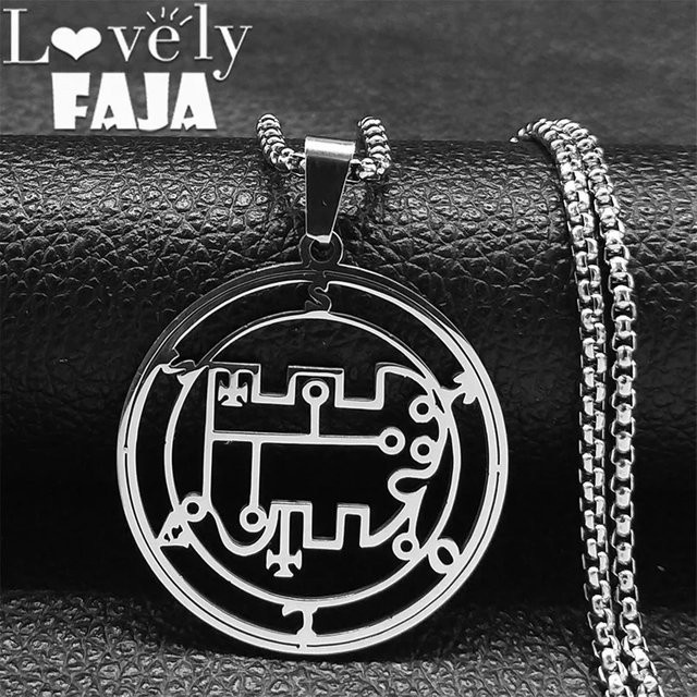 Lovely FAJA Halskette mit Anhänger, Edelstahl, Silber, Damen - Bild 1