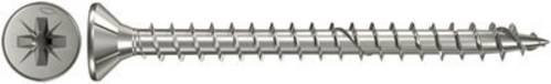 Fischer PowerFast Spanplattenschrauben Senkkopf Kreuzschlitz Pozidriv galvanisch verzinkt 4,0 x 20 mm - Bild 1