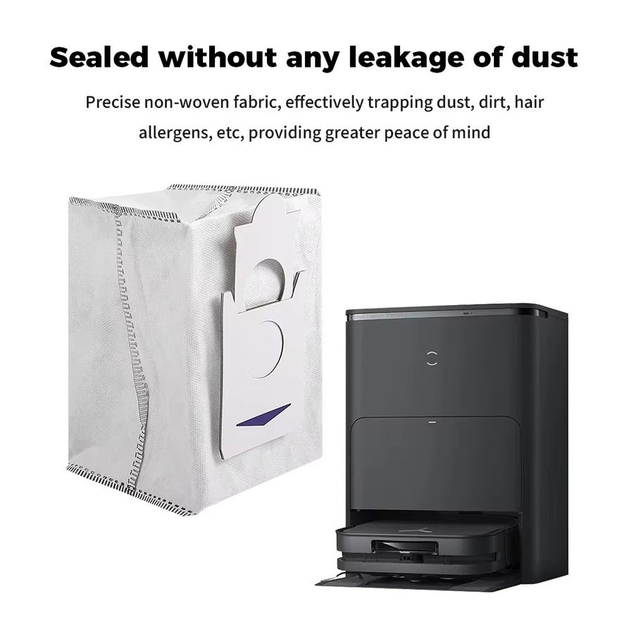 Ecovacs Staubbeutel Ersatzteile in Weiß für Deebot X5, X5 PRO, X5 OMMI, X5 Max, X2, X2 PRO, X2 OMMI und X2S Staubsauger - Bild 2