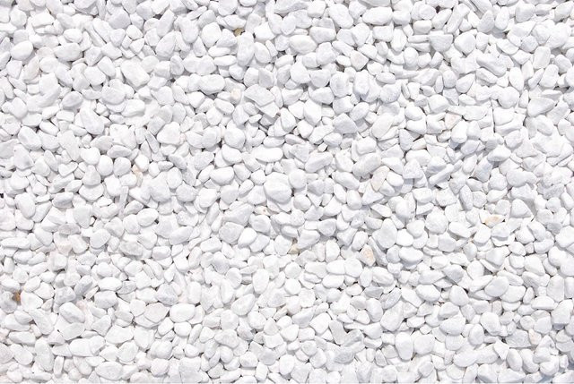 Marmorzierkiesel Carrara Weiß 5 - 12 mm 1000 kg Big-Bag - Bild 1