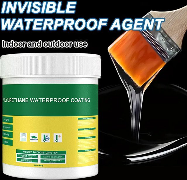 EOOPEE Wasserdichter Kleber als unsichtbares Dichtmittel in Transparent für Badezimmer, Küche, Garten, Dächer und Wände - Bild 1