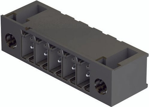HARTING Grundleiste 14120315006000 aus Messing in Grau mit 1 Reihe - Bild 1