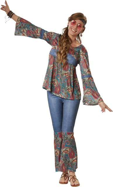 tectake Frauenkostüm Hippie Girl Harmony - Bild 1