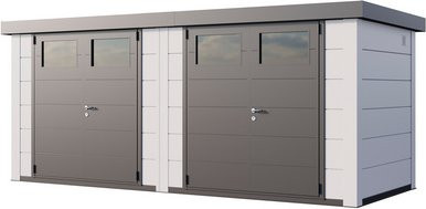Telluria Gerätehaus DUO in Weiß B/H/T: 542 x 219 x 228 cm - Bild 1