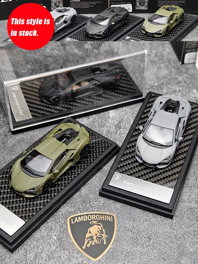 CLD Lamborghini Revuelto Huracan STO Sportwagen, 1:64, Metall, Weiß - Bild 4